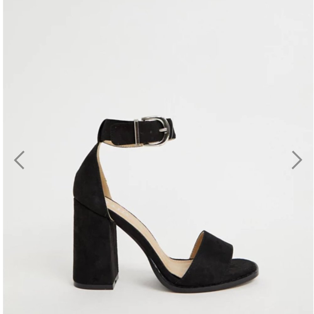 RAID Wide Fit Imani block heeled sandals